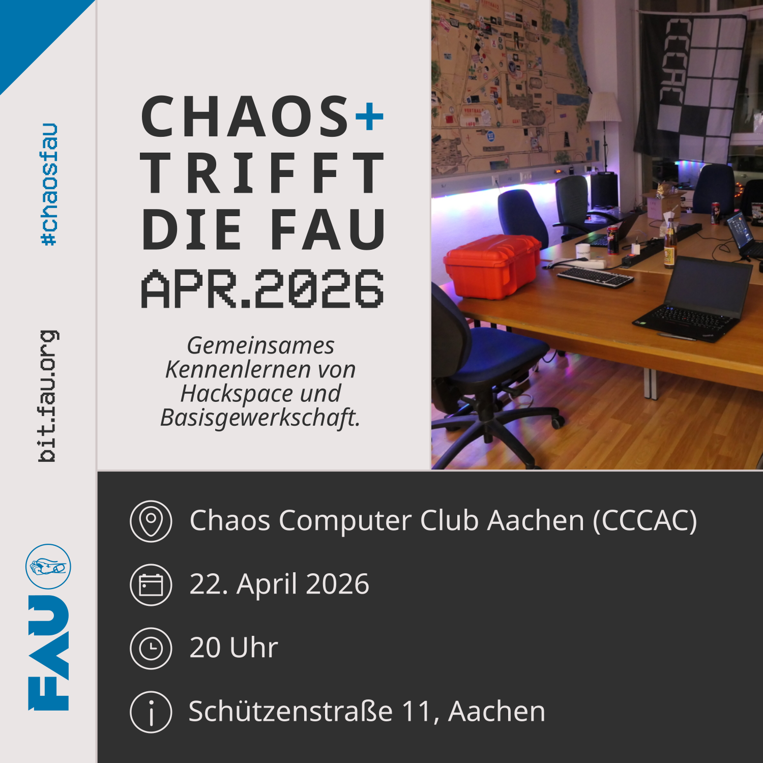 Aachen: CCCAC trifft die FAU - Vorstellung der IT-Brancheninitiative